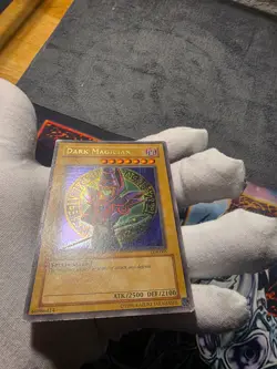 Dark Magician LOB-005 The Legend of Blue Eyes White Dragon Unlimited MP YUGIOH! - Image 5