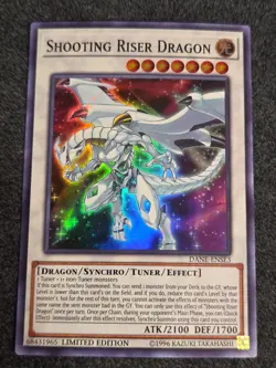 (MP) Yugioh Shooting Riser Dragon DANE-ENSE3 Super Rare Limited Edition - Image 1