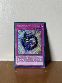 Yugioh Magician Navigation MP17-EN110 Secret Rare 1st Ed LP - Image 1