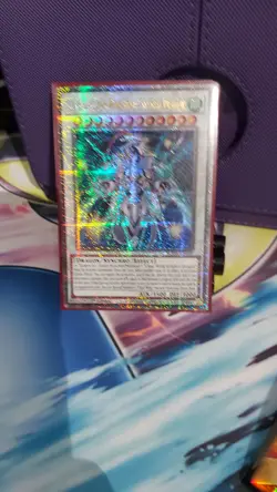 YuGiOh Crystal Clear Wing Over Synchro Dragon SUDA-EN039 Quarter Century ScR 1st - Image 2