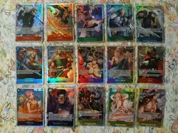 One Piece TCG Super Rare Lot ×15 English (No Duplicates) - Image 1