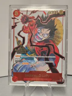 Monkey.D.Luffy - ST01-012 (3rd Anniversary Winner) - One Piece Promotion Cards - Image 1