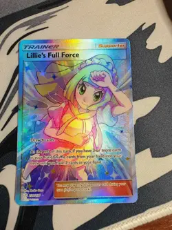 Pokemon TCG Lillie's Full Force Cosmic Eclipse 230/236 Holo Full Art Ultra Rare - Image 1