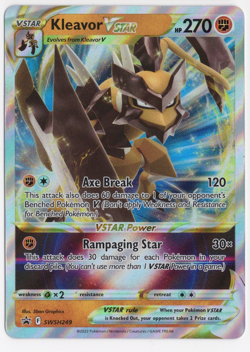 Kleavor V Star SWSH249 Promo Holo Pokemon Card - Image 1