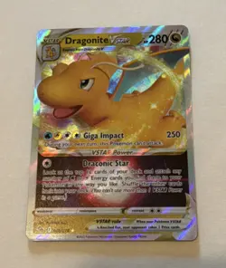 Pokemon Dragonite VSTAR 048/078 GO Ultra Rare Holo VSTAR Power Card - Image 1