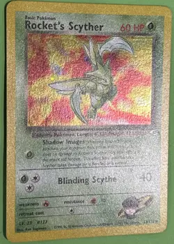Pokemon TCG Gym Heroes HOLO Rockets Scyther 013/132 NEAR MINT NO PLAY - Image 2