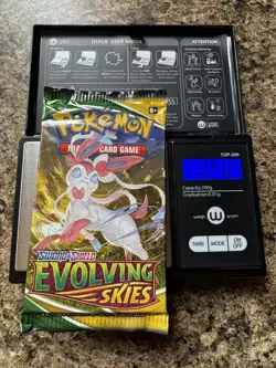Pokemon Evolving Skies VERY HEAVY 22.12g New Sealed Booster Pack UmbreonUUU - Image 1