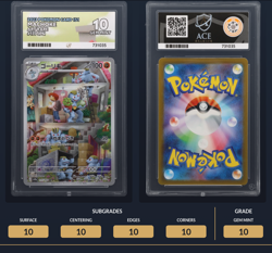 ACE 10 Machoke 177/165 Japanese 151 Pokemon Card Art Rare (Perfect Subgrades 10) - Image 3