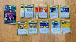 JAPANESE POKEMON CARDS GYM BOOSTER 2 x1 +MYSTERY OF THE FOSSILS x2 PACKS - OPEN - Image 2