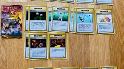 JAPANESE POKEMON CARDS GYM BOOSTER 2 x1 +MYSTERY OF THE FOSSILS x2 PACKS - OPEN - Image 3