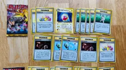 JAPANESE POKEMON CARDS GYM BOOSTER 2 x1 +MYSTERY OF THE FOSSILS x2 PACKS - OPEN - Image 4
