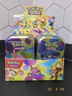 Pokemon Scarlet & Violet 151 Mini Tins Display Case - 10X Factory Sealed Tins - Image 2