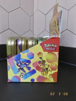 Pokemon Scarlet & Violet 151 Mini Tins Display Case - 10X Factory Sealed Tins - Image 4
