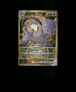 FAN-ART READ DESCRIPTION BELOW HOLO Mewtwo Card Mewtwo Pokemon Card R p3 - Image 1