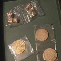 New Pokemon TCG Charizard UPC Gold Metal Coin Dice Condition Markers Tournament - Image 2