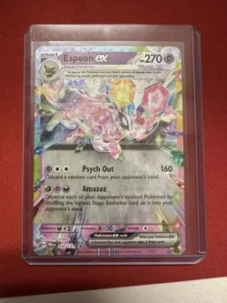 Pokemon TCG Espeon EX Double Rare Prismatic Card 034/131 Lp - Image 1