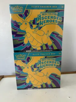 Pokemon Mega Evolution Ascended Heroes Elite Trainer Box 2 Boxes - Image 1