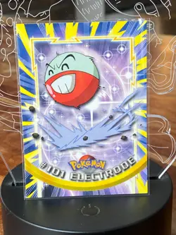 Electrode #101 Pokemon Topps 1999/2000 TV Animation Blue Logo Series 1 - Image 1
