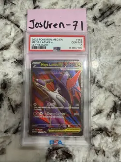 Pokemon TCG Mega Latias ex 163/132 Ultra Rare Holo PSA 10 - Image 3