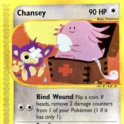 Chansey - REG - Pokemon TCG - Expedition - 72/165 - UNCOMMON ~ NM - Image 1