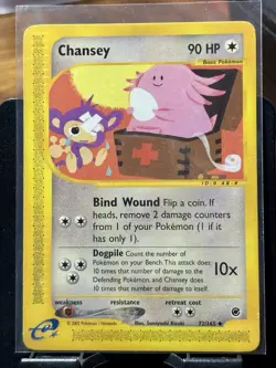 Chansey - REG - Pokemon TCG - Expedition - 72/165 - UNCOMMON ~ NM - Image 2