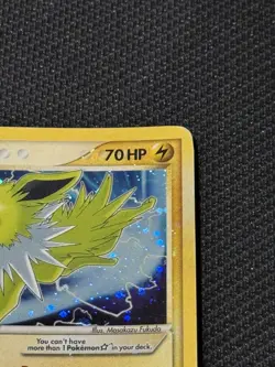 Pokemon Jolteon Star 101/108 EX Power Keepers Holo Rare 70 HP Basic Fukuda - Image 4
