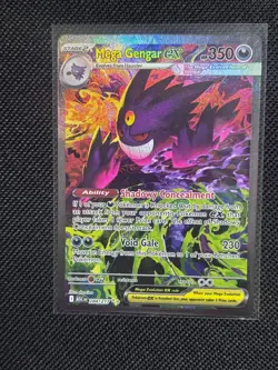 Mega Gengar EX Foil 284/217 Secret Rare Pokemon Ascended Heroes Sleeved On Open - Image 3