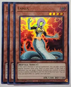 Yugioh x3 Lamia BLMR-EN021 Ultra Rare 1st Edition - Image 1
