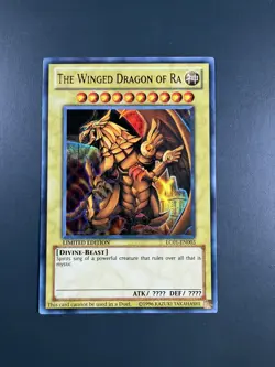 Yugioh - The Winged Dragon Of Ra - Ultra Rare - LC01 - Limited Edition 1996 - Image 1
