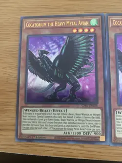 3x Cocatorium the Heavy Metal Avian 1st Edition Ultra Rare GFP2-EN038 Yu-Gi-Oh! - Image 2