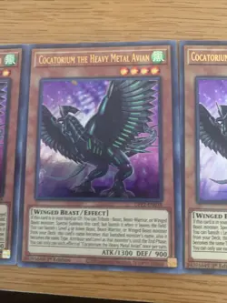 3x Cocatorium the Heavy Metal Avian 1st Edition Ultra Rare GFP2-EN038 Yu-Gi-Oh! - Image 3