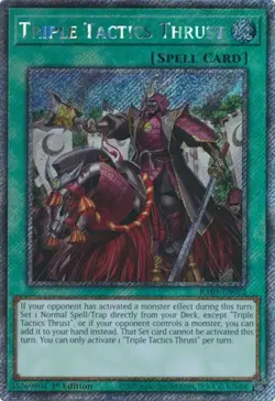 Yugioh! LP Triple Tactics Thrust - RA03-EN072 - Platinum Secret Rare - 1st Editi - Image 1