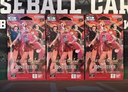 One Piece Heroines’ Edition EB-03 (3) Sleeved Booster Packs Sealed - Image 1
