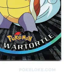 Wartortle #08 - Holo Foil - Black Logo - 1999 Topps Pokemon Card - Image 3