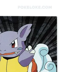 Wartortle #08 - Holo Foil - Black Logo - 1999 Topps Pokemon Card - Image 5