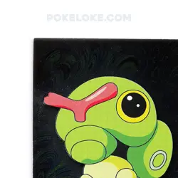 Caterpie #10 - Holo Foil - 1st Print - 1999 Topps Pokemon Card - Image 4