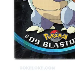 Blastoise #09 - Holo Foil - 1st Print - 1999 Topps Pokemon Card - Image 2