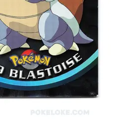 Blastoise #09 - Holo Foil - 1st Print - 1999 Topps Pokemon Card - Image 3