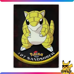Sandshrew #27 - Holo Foil - 1st Print - 1999 Topps Pokemon Card - Image 1