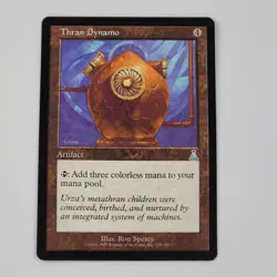 Thran Dynamo MTG Magic the Gathering Urza's Destiny NM Artifact Card Mana Ramp - Image 1
