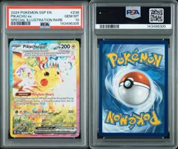 Pokemon Surging Sparks Pikachu ex 238/191 Special Illustration Rare Card PSA 10 - Image 3