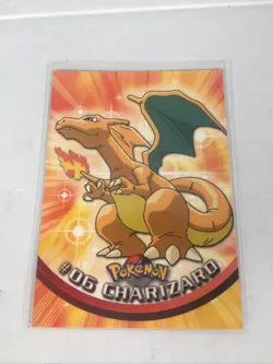 Pokemon Card Charizard #06 Non Holo Topps Series 1 1999 TV Animation Edition - Image 1
