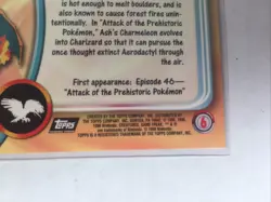 Pokemon Card Charizard #06 Non Holo Topps Series 1 1999 TV Animation Edition - Image 3