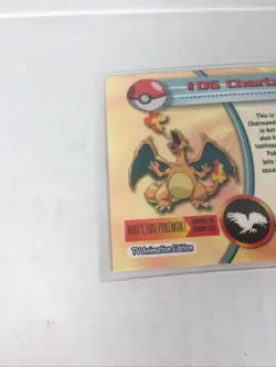 Pokemon Card Charizard #06 Non Holo Topps Series 1 1999 TV Animation Edition - Image 4