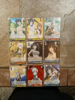 Weiss Schwarz Is it Wrong Card Lot ×9 All Foils RR ((ONLY FOR CCGEMSTONES777) - Image 1