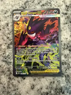 Mega Gengar ex 284/217 SIR Secret Rare Pokemon Card Ascended READ DESCRIPTION - Image 1