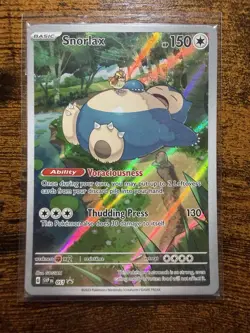 Snorlax 051 Sv: Scarlet & Violet Promo Cards Holo Sealed - Image 1