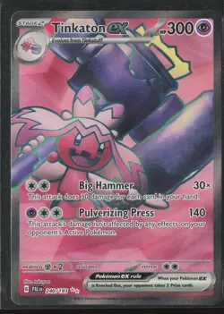 Tinkaton ex - Ultra Rare SV02: Paldea Evolved 240/193 NM Pokemon Card - Image 1