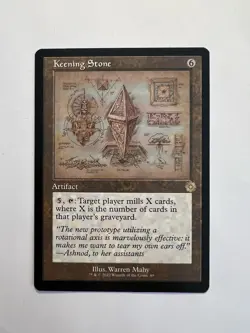 Keening Stone - SHOWCASE Schematic RETRO FRAME - MTG The Brothers' War - NM - Image 1