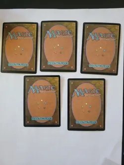 MTG Plains Foil Japanese JPN Language SET OF 5 Magic The Gathering - Image 2